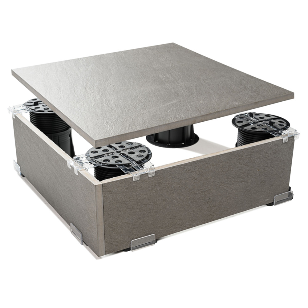 Sockelfäste Tebo PB-End Plast